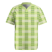 Aloha Hawaii Pakalana Pikake Lei Rugby Jersey Palaka Inspired Hawaiian-plaid Pastel Green LT14 Green - Polynesian Pride