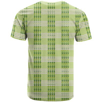 Aloha Hawaii Pakalana Pikake Lei T Shirt Palaka Inspired Hawaiian-plaid Pastel Green LT14 - Polynesian Pride