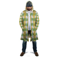 Aloha Hawaii Ilima Maile Lei Cloak Palaka Inspired Hawaiian-plaid White LT14 - Polynesian Pride
