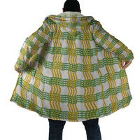 Aloha Hawaii Ilima Maile Lei Cloak Palaka Inspired Hawaiian-plaid White LT14 - Polynesian Pride