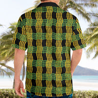 Aloha Hawaii Ilima Maile Lei Hawaiian Shirt Palaka Inspired Hawaiian-plaid Black LT14 - Polynesian Pride