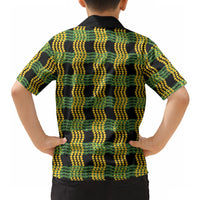 Aloha Hawaii Ilima Maile Lei Hawaiian Shirt Palaka Inspired Hawaiian-plaid Black LT14 - Polynesian Pride