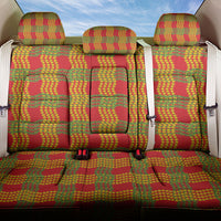 Aloha Hawaii Ilima Maile Lei Back Car Seat Cover Palaka Inspired Hawaiian-plaid Red LT14 One Size Red - Polynesian Pride