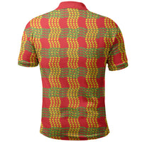 Aloha Hawaii Ilima Maile Lei Polo Shirt Palaka Inspired Hawaiian-plaid Red LT14 - Polynesian Pride