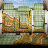 Hawaii Leis Palaka Motifs Back Car Seat Cover Pikake Pakalana Maile Ilima Kakau Style LT14 One Size Multicolor - Polynesian Pride