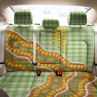 Hawaii Leis Palaka Motifs Back Car Seat Cover Pikake Pakalana Maile Ilima Kakau Style LT14 - Polynesian Pride