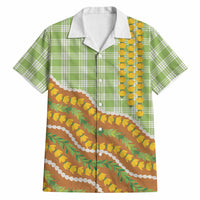 Hawaii Leis Palaka Motifs Hawaiian Shirt Pikake Pakalana Maile Ilima Kakau Style LT14 Multicolor - Polynesian Pride