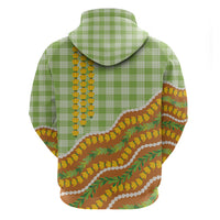 Hawaii Leis Palaka Motifs Hoodie Pikake Pakalana Maile Ilima Kakau Style LT14 - Polynesian Pride