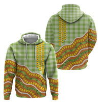 Hawaii Leis Palaka Motifs Hoodie Pikake Pakalana Maile Ilima Kakau Style LT14 - Polynesian Pride