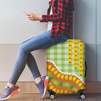 Hawaii Leis Palaka Motifs Luggage Cover Pikake Pakalana Maile Ilima Kakau Style LT14 - Polynesian Pride