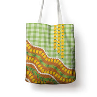 Hawaii Leis Palaka Motifs Tote Bag Pikake Pakalana Maile Ilima Kakau Style LT14 - Polynesian Pride
