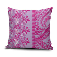 Purple Hibiscus Monstera Seamless Kakau Hawaii Pillow Cover LT14 Purple - Polynesian Pride