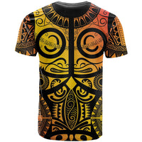 Marquesas Islands T Shirt Marquesan Tattoo Yellow Gradient - Polynesian Pride