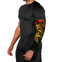 Gradient Marquesas Islands Arm Sleeves Marquesan Matatiki Hammerhead Shark Patutiki LT14 - Polynesian Pride