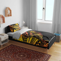 Gradient Marquesas Islands Bedding Set Marquesan Matatiki Hammerhead Shark Patutiki LT14 - Polynesian Pride