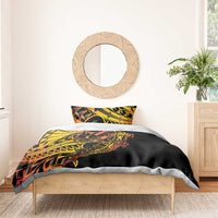 Gradient Marquesas Islands Bedding Set Marquesan Matatiki Hammerhead Shark Patutiki LT14 - Polynesian Pride