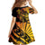 Gradient Marquesas Islands Family Matching Long Sleeve Bodycon Dress and Hawaiian Shirt Marquesan Matatiki Hammerhead Shark Patutiki - Polynesian Pride