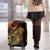 Gradient Marquesas Islands Luggage Cover Marquesan Matatiki Hammerhead Shark Patutiki - Polynesian Pride