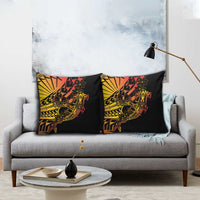 Gradient Marquesas Islands Pillow Cover Marquesan Matatiki Hammerhead Shark Patutiki LT14 - Polynesian Pride