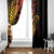 Gradient Marquesas Islands Window Curtain Marquesan Matatiki Hammerhead Shark Patutiki - Polynesian Pride
