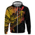 Gradient Marquesas Islands Zip Hoodie Marquesan Matatiki Hammerhead Shark Patutiki - Polynesian Pride