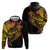 Gradient Marquesas Islands Zip Hoodie Marquesan Matatiki Hammerhead Shark Patutiki - Polynesian Pride