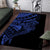 Blue Marquesas Islands Area Rug Marquesan Matatiki Hammerhead Shark Patutiki - Polynesian Pride