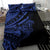 Blue Marquesas Islands Bedding Set Marquesan Matatiki Hammerhead Shark Patutiki - Polynesian Pride