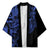 Blue Marquesas Islands Kimono Marquesan Matatiki Hammerhead Shark Patutiki - Polynesian Pride