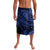 Blue Marquesas Islands Lavalava Marquesan Matatiki Hammerhead Shark Patutiki - Polynesian Pride