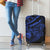 Blue Marquesas Islands Luggage Cover Marquesan Matatiki Hammerhead Shark Patutiki - Polynesian Pride