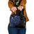 Blue Marquesas Islands Shoulder Handbag Marquesan Matatiki Hammerhead Shark Patutiki - Polynesian Pride