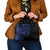 Blue Marquesas Islands Shoulder Handbag Marquesan Matatiki Hammerhead Shark Patutiki - Polynesian Pride
