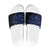 Blue Marquesas Islands Slide Sandals Marquesan Matatiki Hammerhead Shark Patutiki - Polynesian Pride