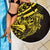 Yellow Marquesas Islands Beach Blanket Marquesan Matatiki Hammerhead Shark Patutiki - Polynesian Pride