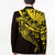 Yellow Marquesas Islands Blazer Marquesan Matatiki Hammerhead Shark Patutiki - Polynesian Pride