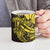 Yellow Marquesas Islands Ceramic Mug Marquesan Matatiki Hammerhead Shark Patutiki - Polynesian Pride