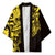 Yellow Marquesas Islands Kimono Marquesan Matatiki Hammerhead Shark Patutiki - Polynesian Pride