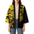 Yellow Marquesas Islands Kimono Marquesan Matatiki Hammerhead Shark Patutiki - Polynesian Pride