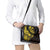 Yellow Marquesas Islands Shoulder Handbag Marquesan Matatiki Hammerhead Shark Patutiki - Polynesian Pride