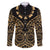 Austral Islands Family Matching Long Sleeve Bodycon Dress and Hawaiian Shirt Tuhaa Pae Penu Stars Necklace Gold - Polynesian Pride