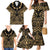 Austral Islands Family Matching Mermaid Dress and Hawaiian Shirt Tuhaa Pae Penu Stars Necklace Gold - Polynesian Pride