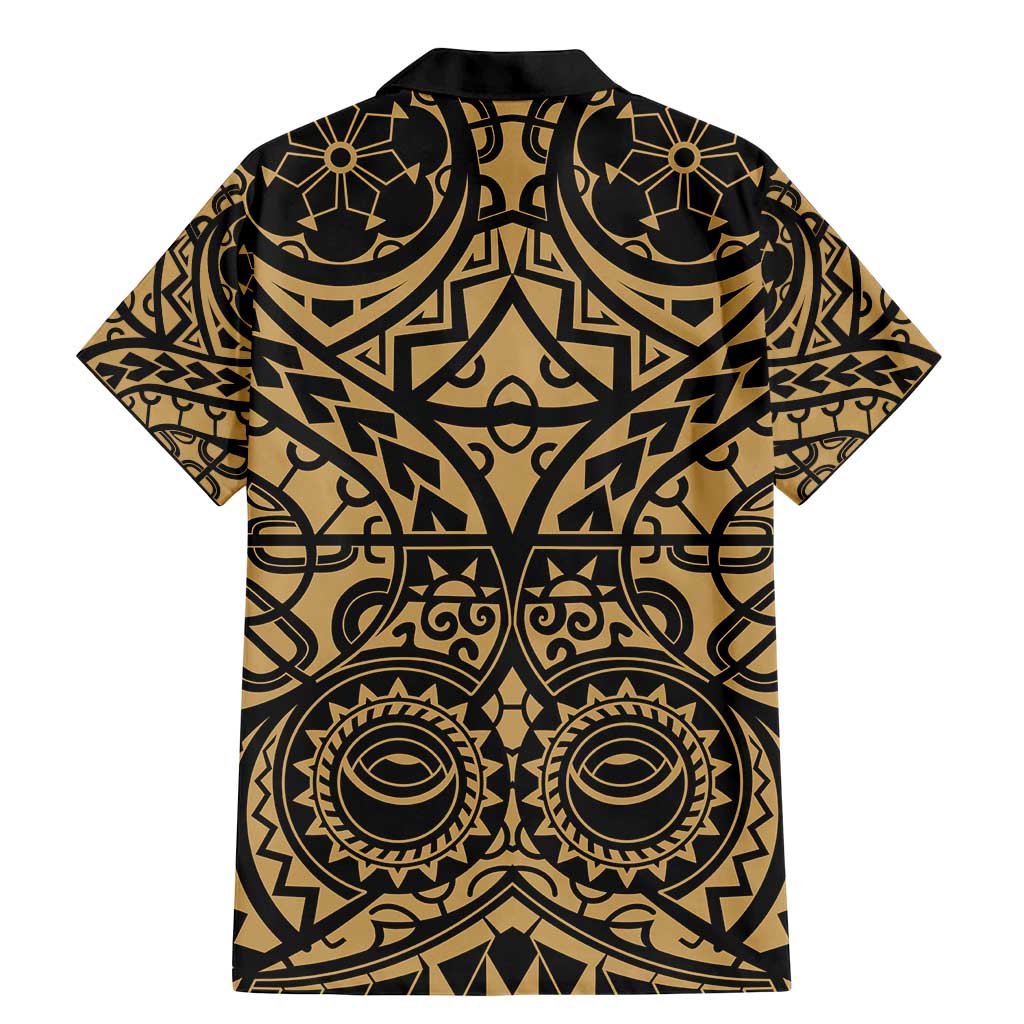Austral Islands Family Matching Mermaid Dress and Hawaiian Shirt Tuhaa Pae Penu Stars Necklace Gold LT14 - Polynesian Pride