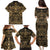 Austral Islands Family Matching Puletasi and Hawaiian Shirt Tuhaa Pae Penu Stars Necklace Gold - Polynesian Pride