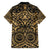Austral Islands Family Matching Puletasi and Hawaiian Shirt Tuhaa Pae Penu Stars Necklace Gold - Polynesian Pride
