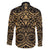 Austral Islands Family Matching Puletasi and Hawaiian Shirt Tuhaa Pae Penu Stars Necklace Gold - Polynesian Pride