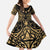 Austral Islands Family Matching Summer Maxi Dress and Hawaiian Shirt Tuhaa Pae Penu Stars Necklace Gold - Polynesian Pride