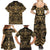Austral Islands Family Matching Summer Maxi Dress and Hawaiian Shirt Tuhaa Pae Penu Stars Necklace Gold - Polynesian Pride