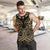 Austral Islands Men Tank Top Tuhaa Pae Penu Stars Necklace Gold - Polynesian Pride