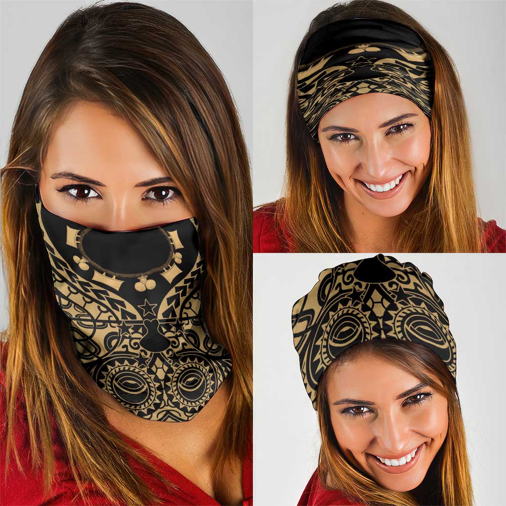 Austral Islands Neck Gaiter Tuhaa Pae Penu Stars Necklace Gold - Polynesian Pride